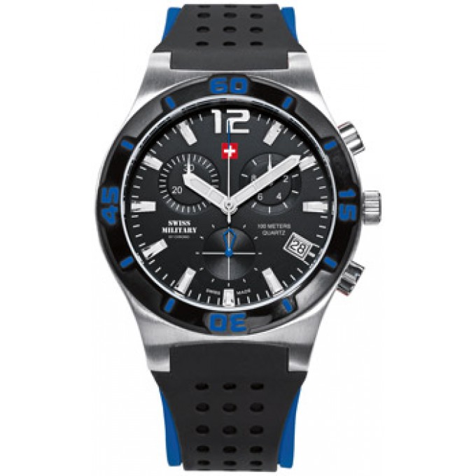 Швейцарские наручные мужские часы SWISS MILITARY SM34015.08. Коллекция Sports W137473