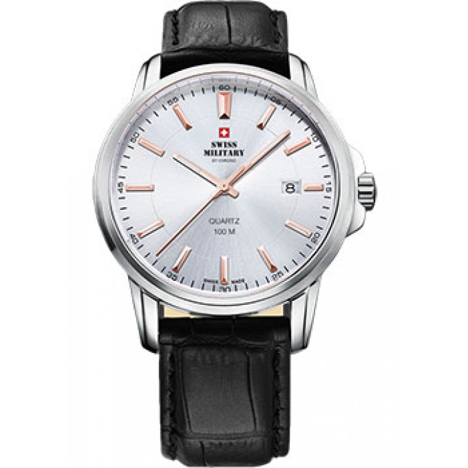 Швейцарские наручные мужские часы SWISS MILITARY SM34039.08. Коллекция Classic W143616