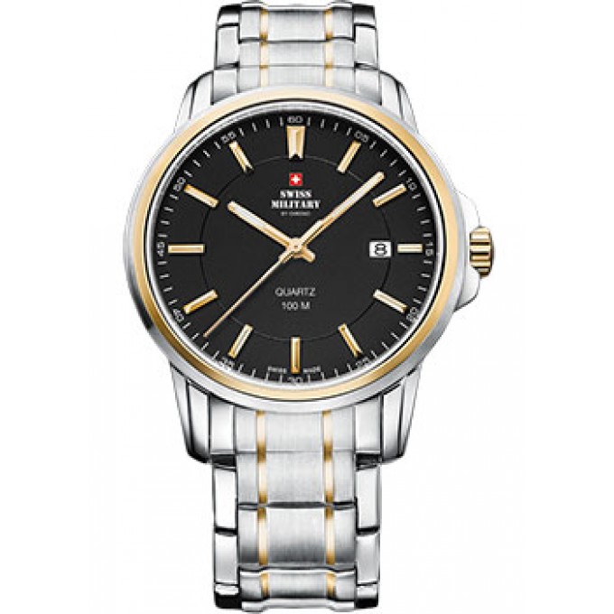 Швейцарские наручные мужские часы SWISS MILITARY SM34039.04. Коллекция Classic W146272