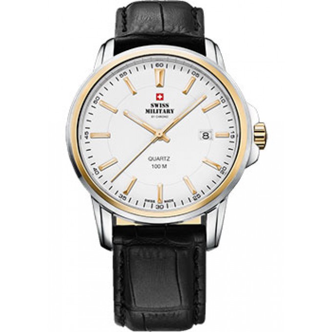 Швейцарские наручные мужские часы SWISS MILITARY SM34039.11. Коллекция Classic W146276