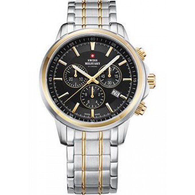 Швейцарские наручные мужские часы SWISS MILITARY SM34052.04. Коллекция Classic W172520