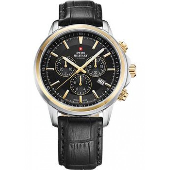 Швейцарские наручные мужские часы SWISS MILITARY SM34052.10. Коллекция Classic W172526