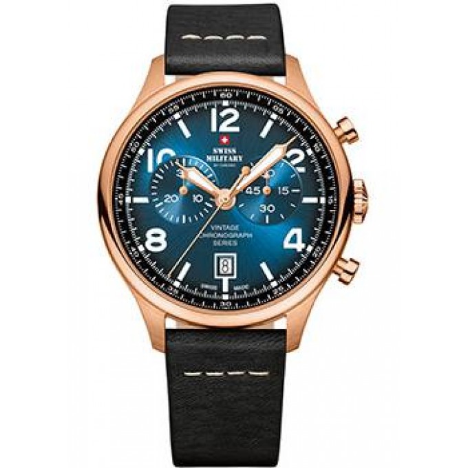 Швейцарские наручные мужские часы SWISS MILITARY SM30192.06. Коллекция Vintage W186820