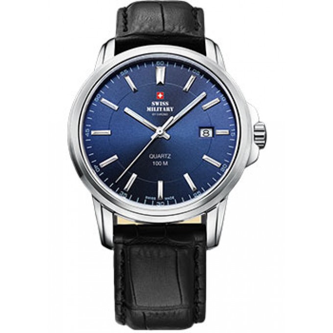 Швейцарские наручные мужские часы SWISS MILITARY SM34039.14. Коллекция Classic W186821