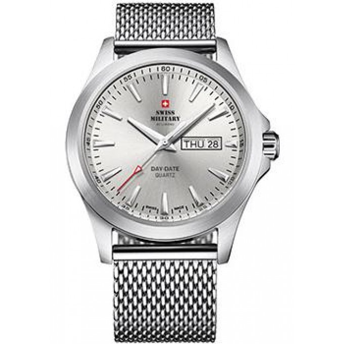 Швейцарские наручные мужские часы SWISS MILITARY SMP36040.02. Коллекция Day Date W186846