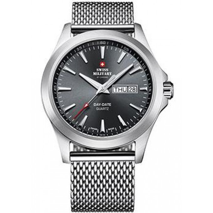 Швейцарские наручные мужские часы SWISS MILITARY SMP36040.04. Коллекция Day Date W186848