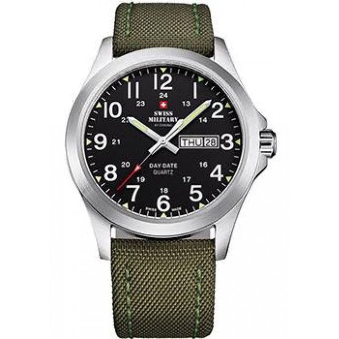 Швейцарские наручные мужские часы SWISS MILITARY SMP36040.05. Коллекция Day Date W186849