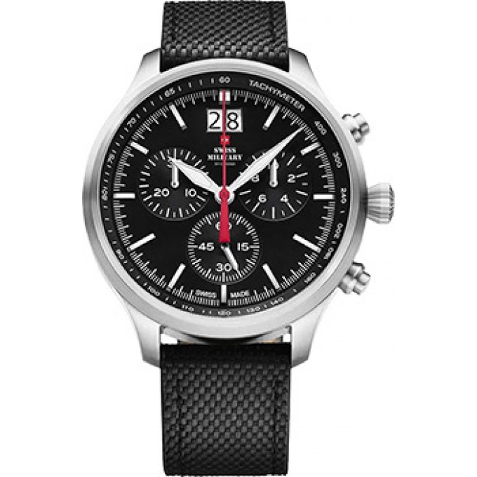 Швейцарские наручные мужские часы SWISS MILITARY SM34064.01. Коллекция Oversized Sports W199041