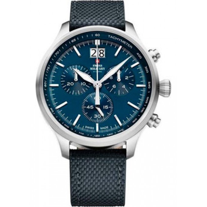 Швейцарские наручные мужские часы SWISS MILITARY SM34064.03. Коллекция Oversized Sports W199043
