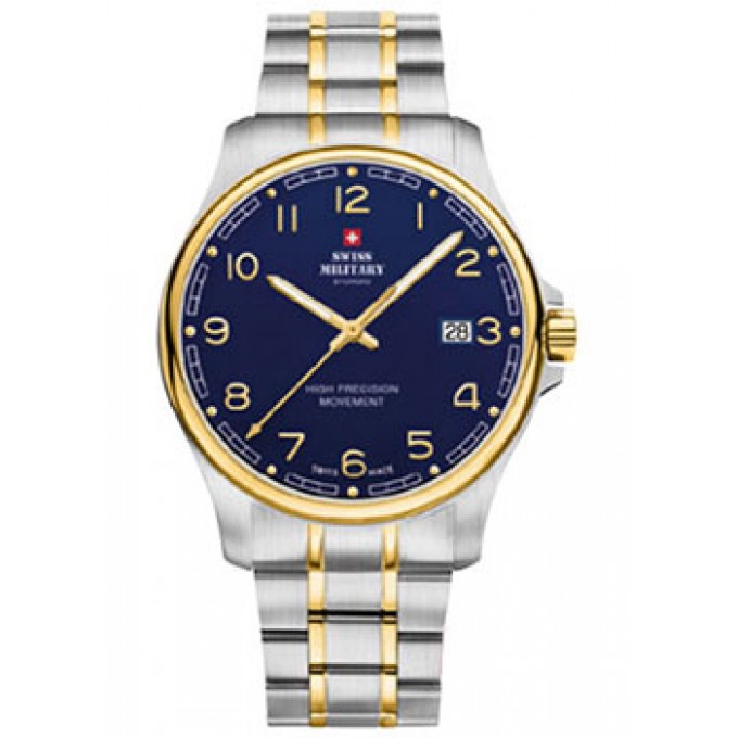 Швейцарские наручные мужские часы SWISS MILITARY SM30200.21. Коллекция Сверхточные W202002