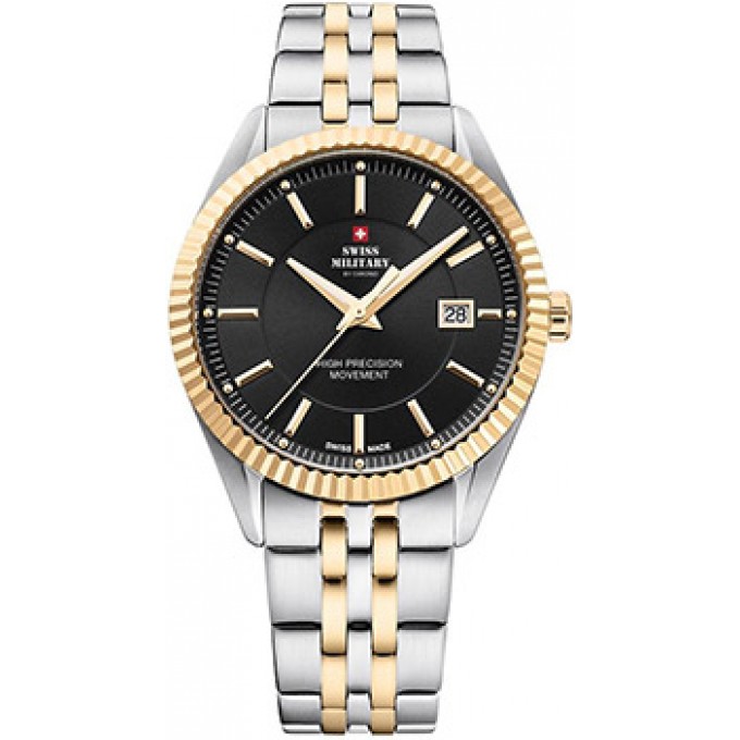 Швейцарские наручные мужские часы SWISS MILITARY SM34065.04. Коллекция Сверхточные W202052