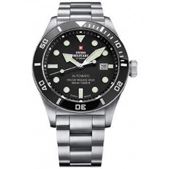 Швейцарские наручные  мужские часы SWISS MILITARY SMA34075.01. Коллекция Diver