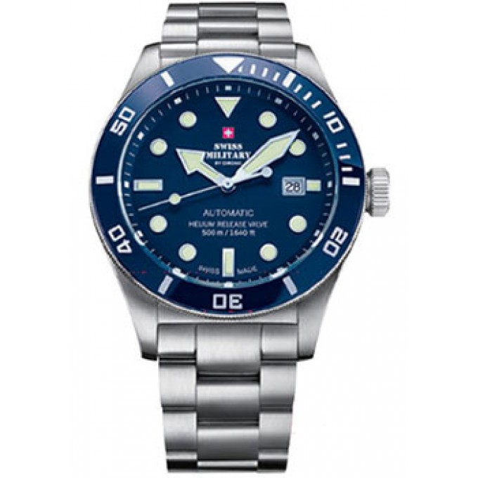 Швейцарские наручные мужские часы SWISS MILITARY SMA34075.02. Коллекция Diver W202107