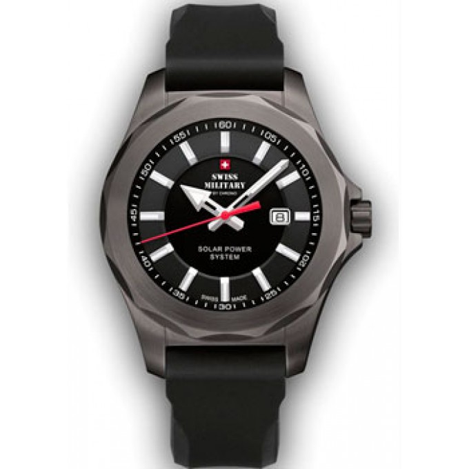 Швейцарские наручные мужские часы SWISS MILITARY SMS34073.07. Коллекция Solar Power W209717