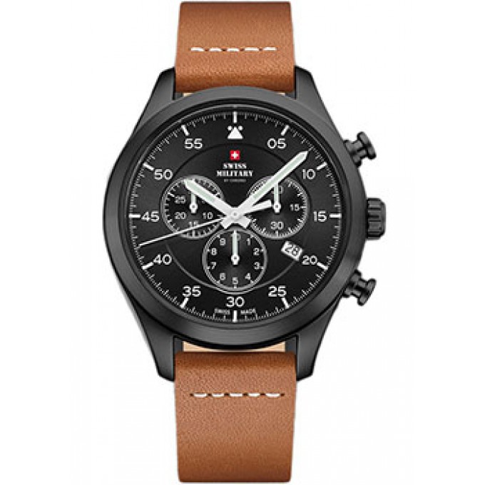 Швейцарские наручные мужские часы SWISS MILITARY SM34076.08. Коллекция Pilot W214050