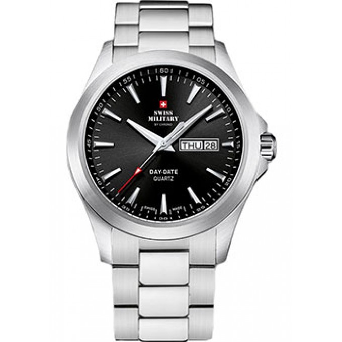 Швейцарские наручные мужские часы SWISS MILITARY SMP36040.22. Коллекция Day Date W214053