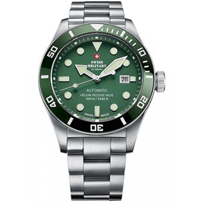 Швейцарские наручные мужские часы SWISS MILITARY SMA34075.03. Коллекция Diver W217035