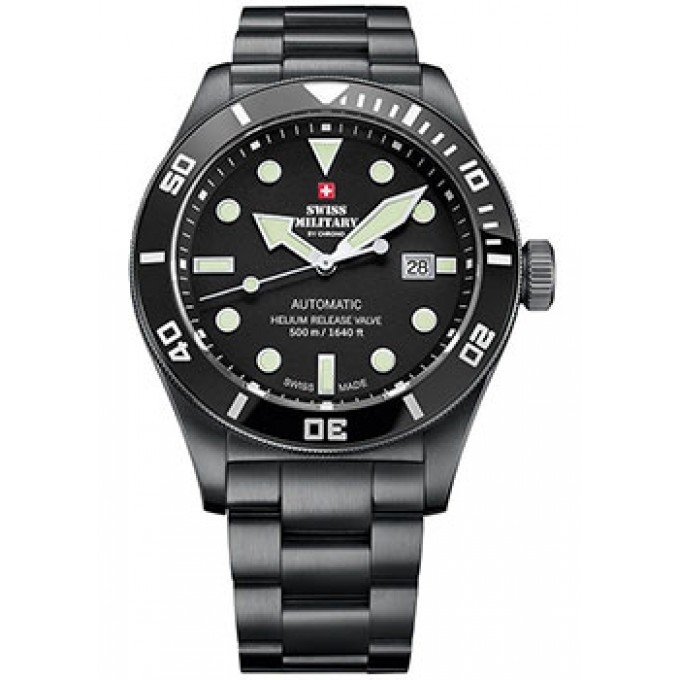 Швейцарские наручные мужские часы SWISS MILITARY SMA34075.04. Коллекция Diver W217036