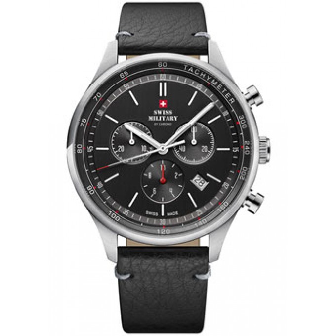 Швейцарские наручные мужские часы SWISS MILITARY SM34081.06. Коллекция Classic W221086