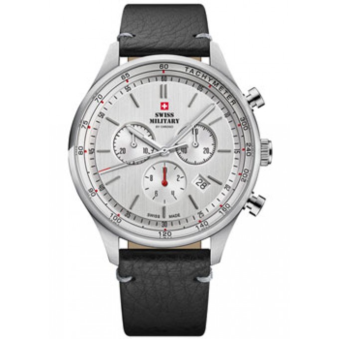 Швейцарские наручные мужские часы SWISS MILITARY SM34081.07. Коллекция Classic W221087