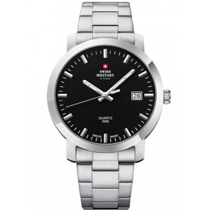 Швейцарские наручные мужские часы SWISS MILITARY SM34083.01. Коллекция Classic W221104