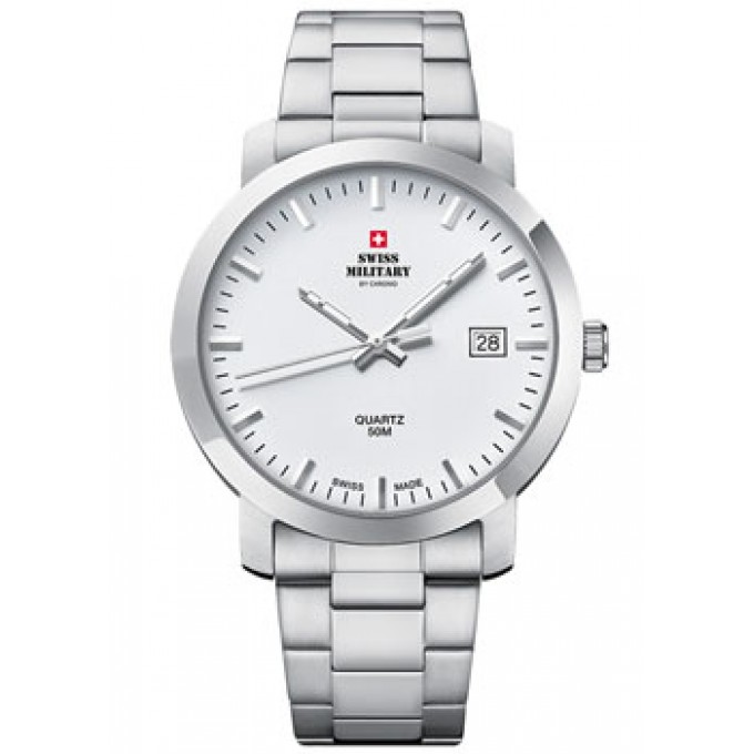 Швейцарские наручные мужские часы SWISS MILITARY SM34083.02. Коллекция Сlassic W221105