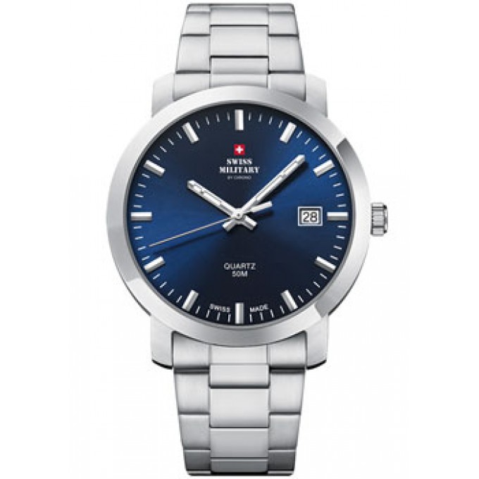 Швейцарские наручные мужские часы SWISS MILITARY SM34083.03. Коллекция Classic W221106