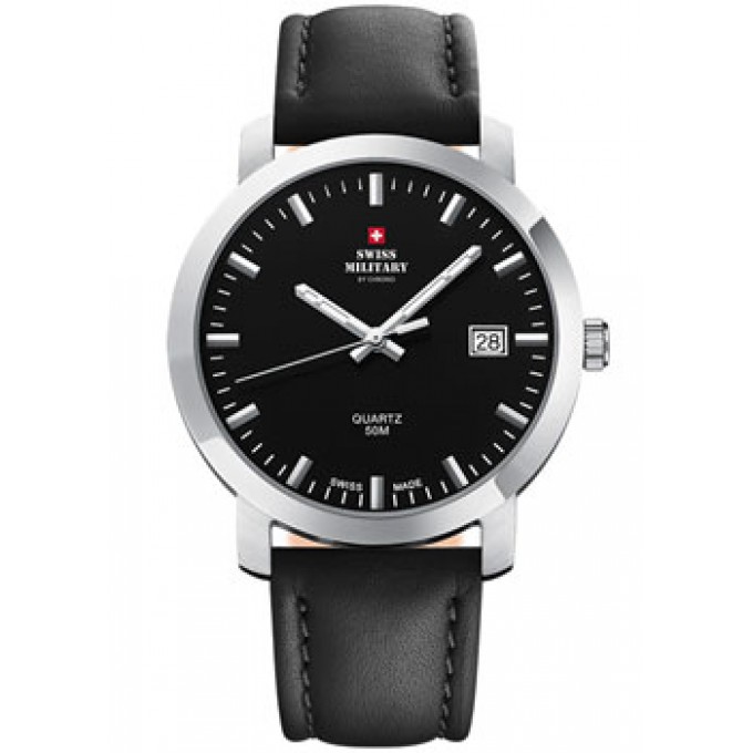 Швейцарские наручные мужские часы SWISS MILITARY SM34083.04. Коллекция Сlassic W221107