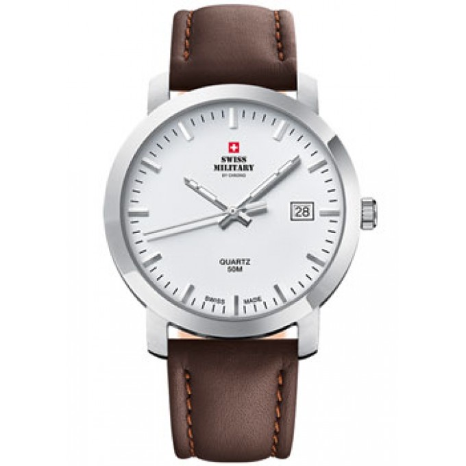 Швейцарские наручные мужские часы SWISS MILITARY SM34083.05. Коллекция Сlassic W221108