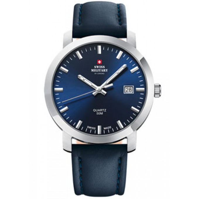 Швейцарские наручные мужские часы SWISS MILITARY SM34083.06. Коллекция Classic W221109