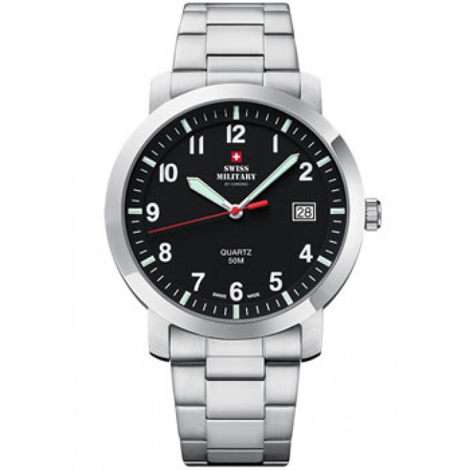 Швейцарские наручные мужские часы SWISS MILITARY SM34083.07. Коллекция Сlassic W221110