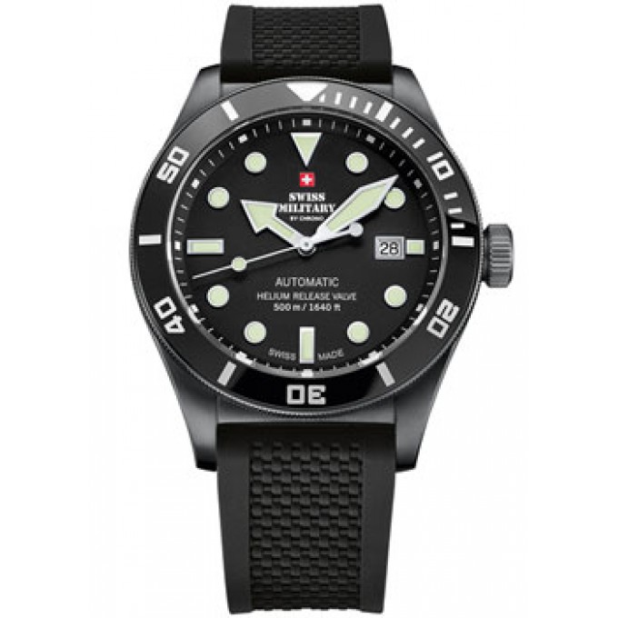 Швейцарские наручные мужские часы SWISS MILITARY SMA34075.05. Коллекция Diver W221124