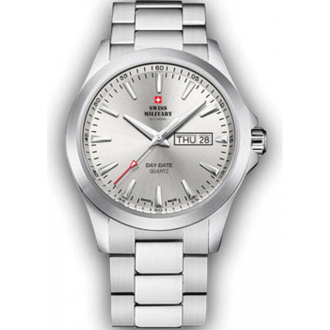 Швейцарские наручные мужские часы SWISS MILITARY SMP36040.23. Коллекция Day Date W221135