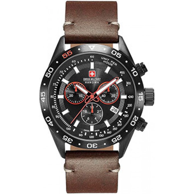 Швейцарские наручные мужские часы SWISS MILITARY HANOWA 06-4318.13.007. Коллекция Challenger Pro W230305