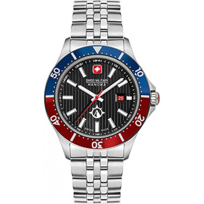 Швейцарские наручные мужские часы SWISS MILITARY HANOWA SMWGH2100604. Коллекция Flagship X W230396