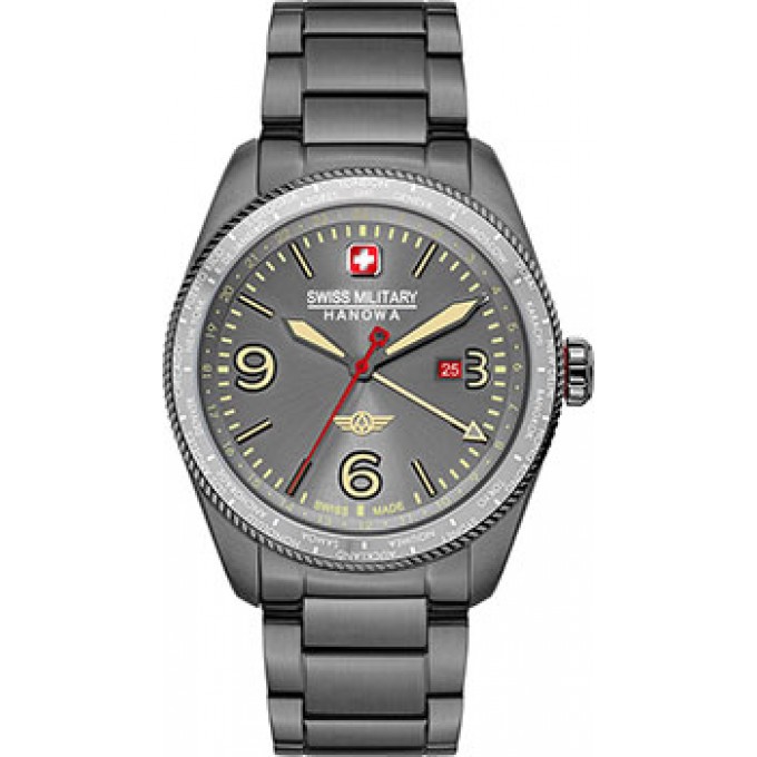Швейцарские наручные мужские часы SWISS MILITARY HANOWA SMWGH2100940. Коллекция City Hawk W230401