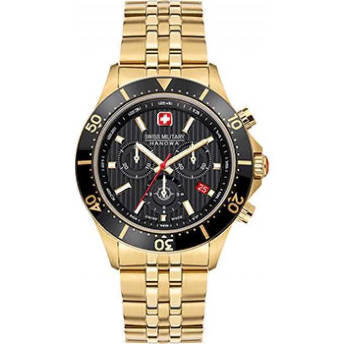 Швейцарские наручные мужские часы SWISS MILITARY HANOWA SMWGI2100710. Коллекция Flagship X Chrono W230405