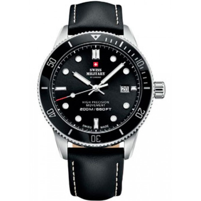 Швейцарские наручные мужские часы SWISS MILITARY SM34088.04. Коллекция Сверхточные W230709