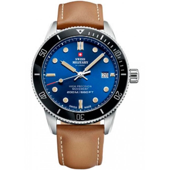 Швейцарские наручные мужские часы SWISS MILITARY SM34088.05. Коллекция Сверхточные W230710