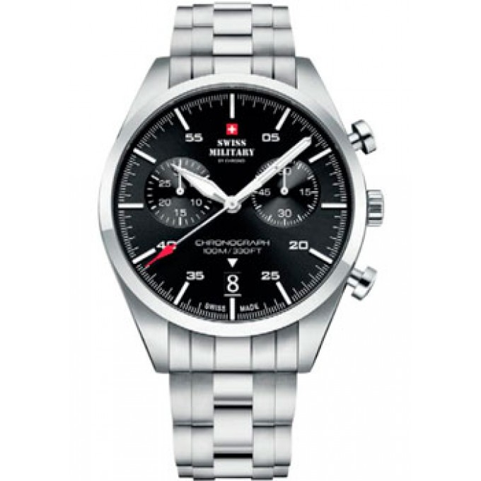 Швейцарские наручные мужские часы SWISS MILITARY SM34090.01. Коллекция Elegant Sports W230719