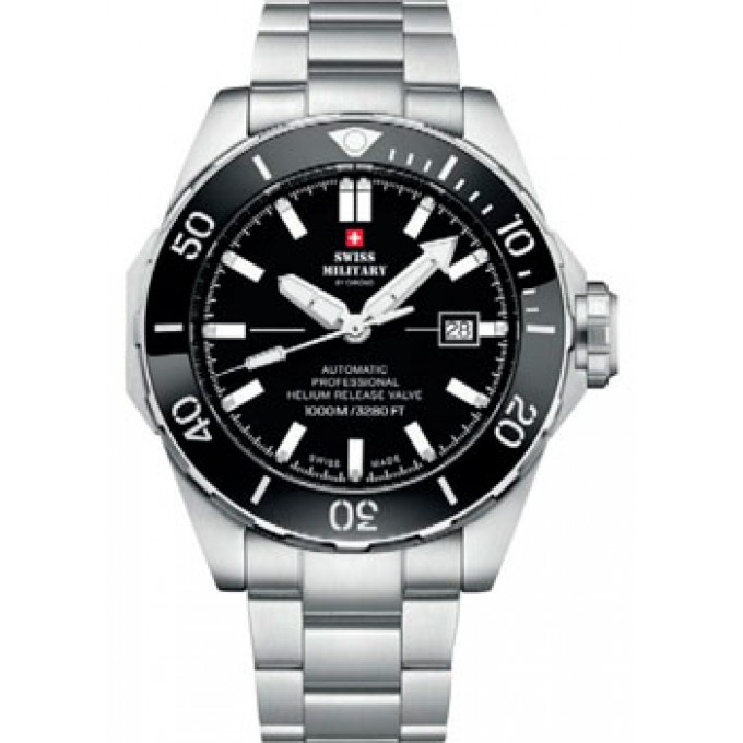 Швейцарские наручные мужские часы SWISS MILITARY SMA34092.01. Коллекция Diver 1000m W230735