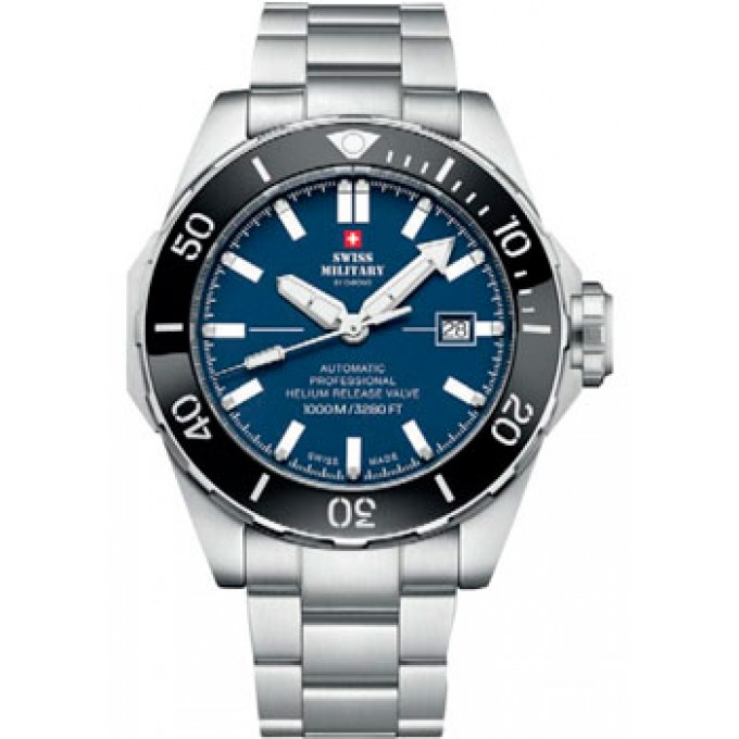 Швейцарские наручные мужские часы SWISS MILITARY SMA34092.02. Коллекция Diver 1000m W230736