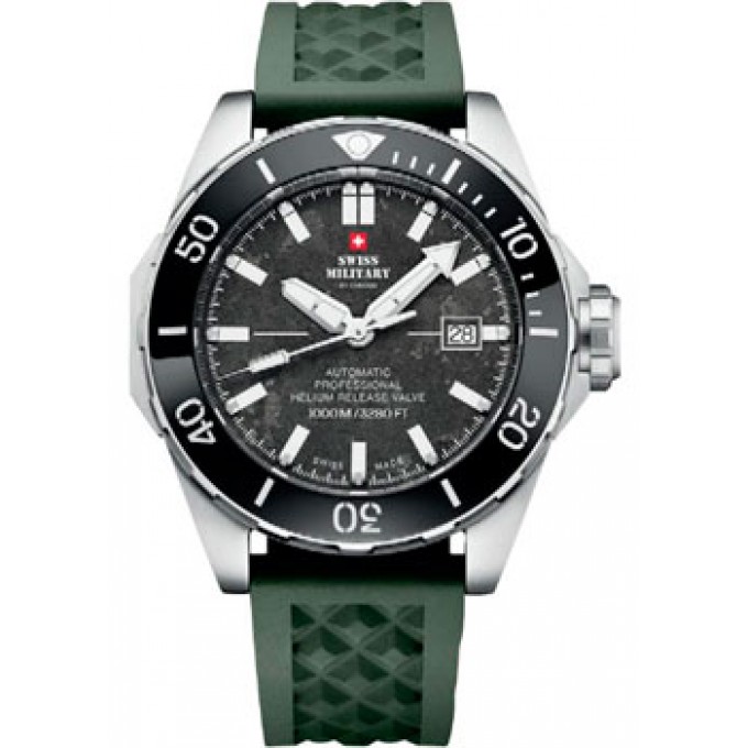 Швейцарские наручные мужские часы SWISS MILITARY SMA34092.09. Коллекция Diver 1000m W230743