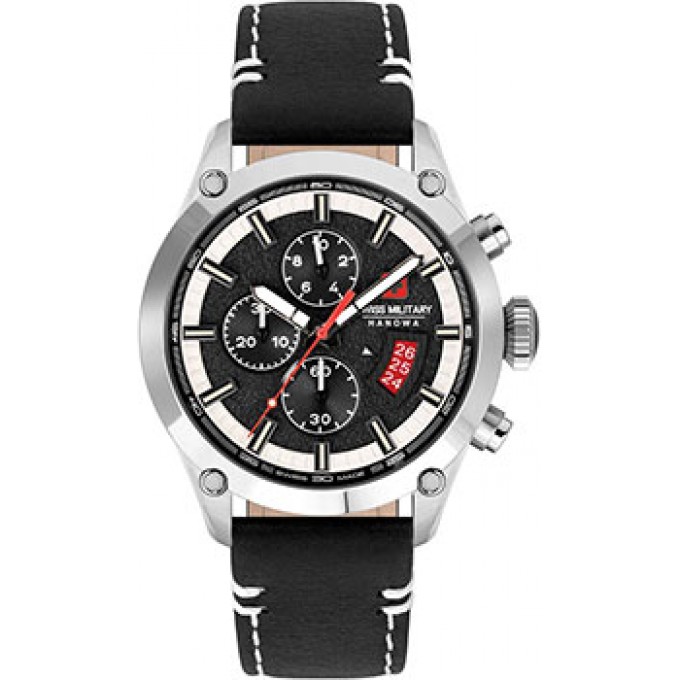 Швейцарские наручные мужские часы SWISS MILITARY HANOWA SMWGC2101401. Коллекция Blackbird W232771