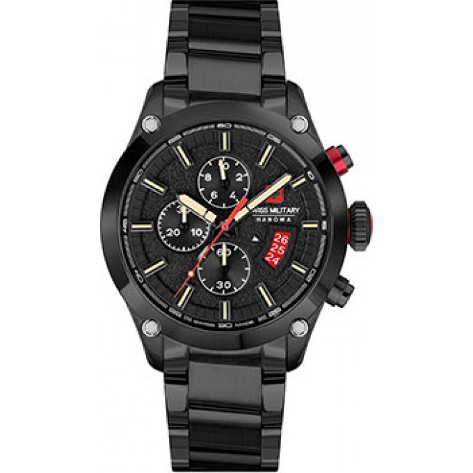 Швейцарские наручные мужские часы SWISS MILITARY HANOWA SMWGI2101431. Коллекция Blackbird W232774