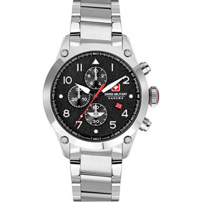 Швейцарские наручные мужские часы SWISS MILITARY HANOWA SMWGI2101501. Коллекция Nightflighter W232776