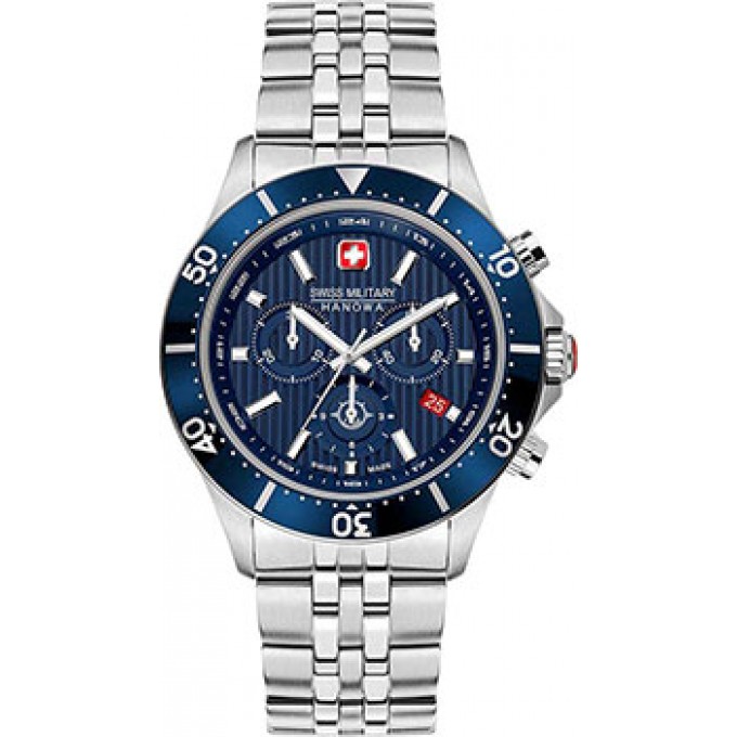 Швейцарские наручные мужские часы SWISS MILITARY HANOWA SMWGI2100703. Коллекция Flagship X Chrono W233113