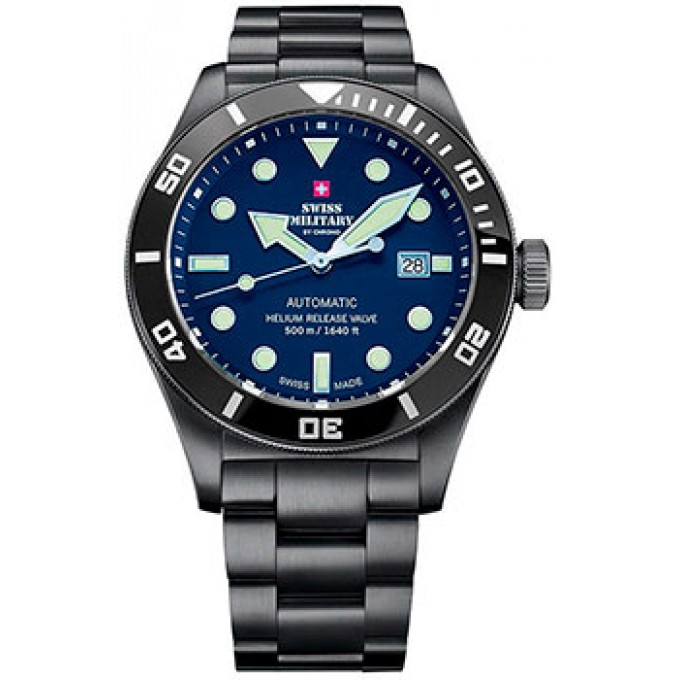 Швейцарские наручные мужские часы SWISS MILITARY SMA34075.09. Коллекция Diver W235511