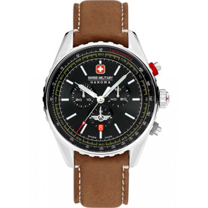 Швейцарские наручные мужские часы SWISS MILITARY HANOWA SMWGC0000301. Коллекция Afterburn Chrono W235882
