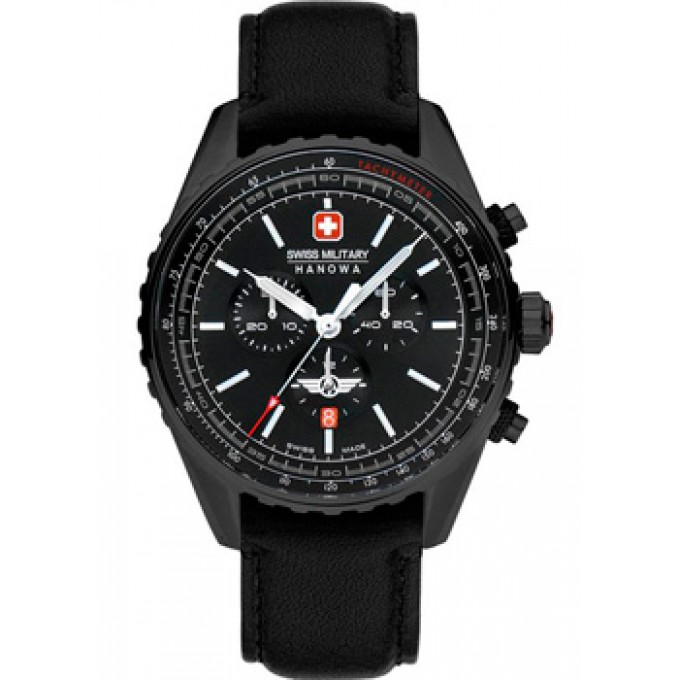 Швейцарские наручные мужские часы SWISS MILITARY HANOWA SMWGC0000330. Коллекция Afterburn Chrono W235884